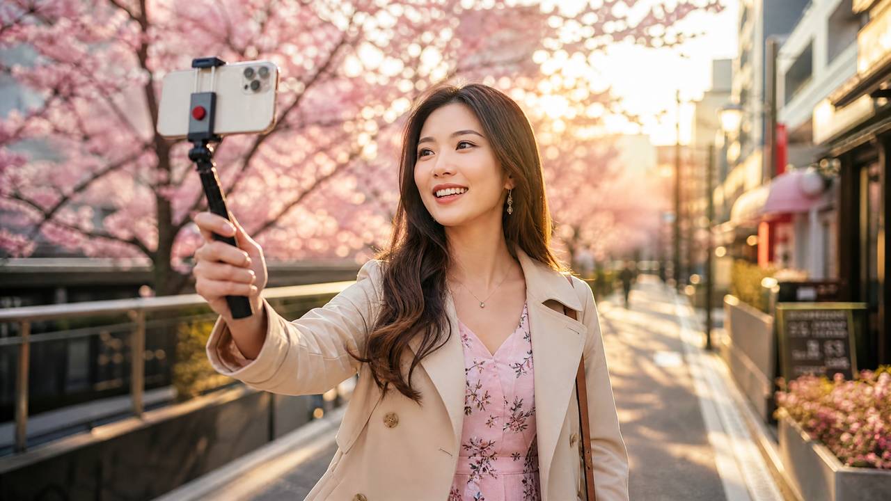 同人动漫 同人动漫旅行视频：春日樱花季最美城市打卡地合集
