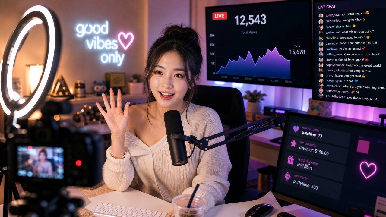 同人动漫 同人动漫直播视频：今晚8点美妆分享直播互动